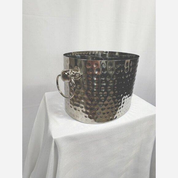 🎄 🎉 Stainless 3-Bottle Wine Chiller/Bucket - Picture 4 of 6